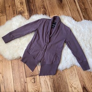 Gentle Fawn Cozy Sweatshirt Cardigan Large